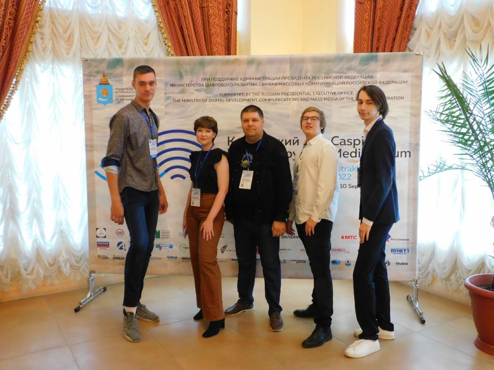 Студенческие проекты АГУ были представлены на VII Каспийском медиафоруме