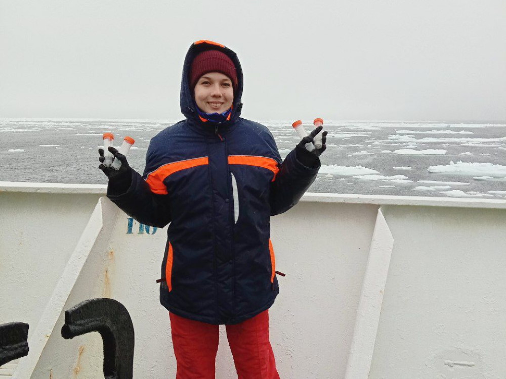 Студентка АГУ исследует малоизученные территории Карского моря