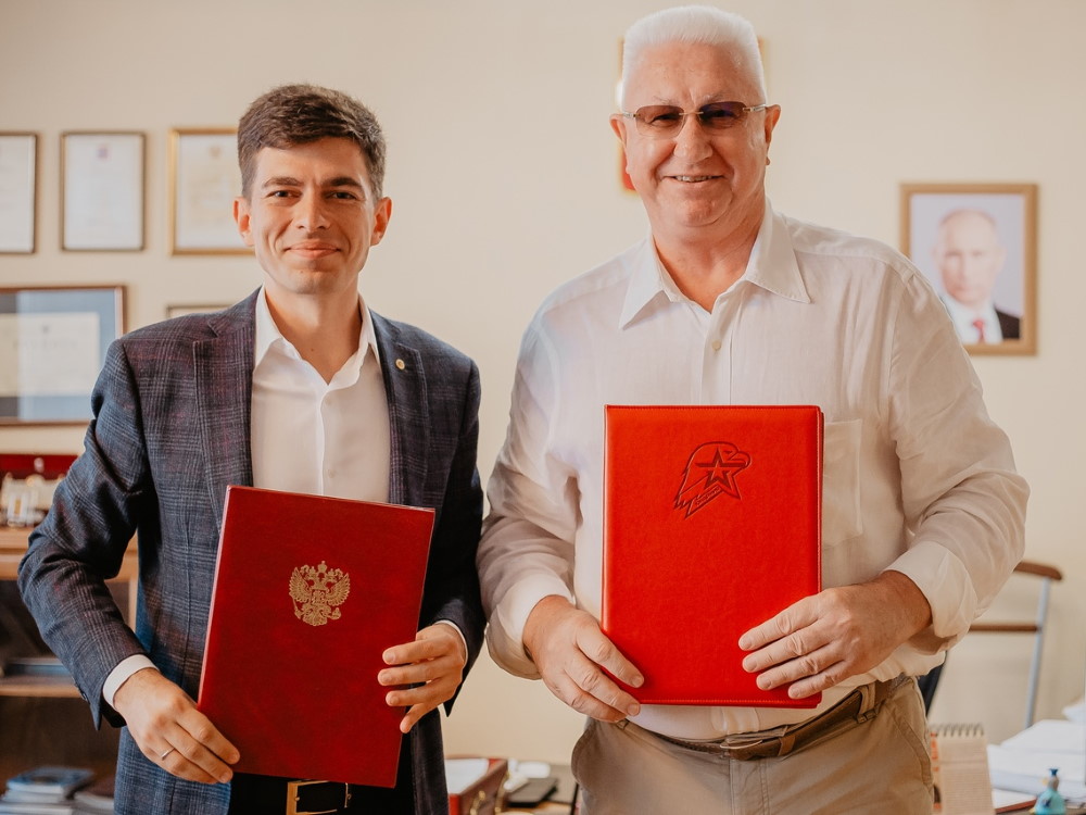 Астраханский госуниверситет подписал соглашение о сотрудничестве с «ЮНАРМИЕЙ»