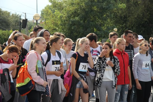 Сборные АГУ приняли участие в городской эстафете

