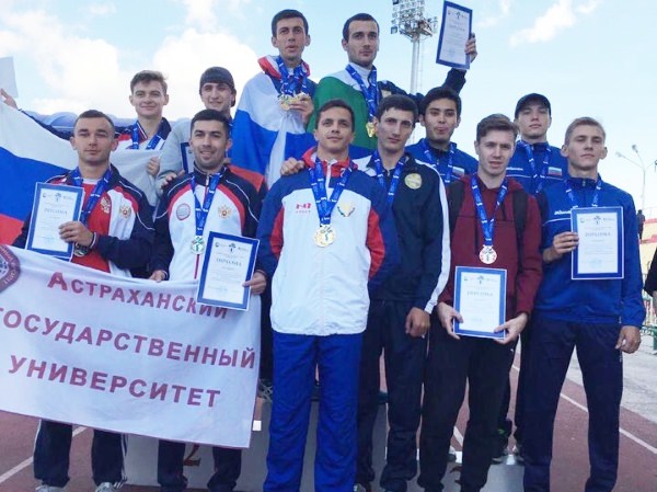 У Астраханского госуниверситета ещё пять медалей на состязаниях в Атырау