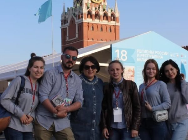Команда Астраханского госуниверситета работает на «Красной площади»