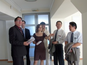 Визит в АГУ японской делегации из фирмы ULVAC