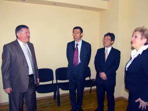 Визит в АГУ японской делегации из фирм IHI (Ishikawajima-Harima Heavy Industries), Kawasaki и ULVAC Inc. (30–31 октября 2008 года)