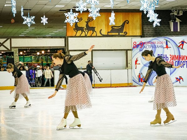 Студентка АГУ открывала День зимних видов спорта в Астрахани